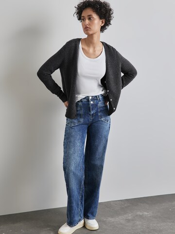 STREET ONE Strickjacke in Grau