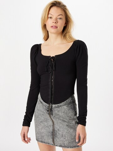 Free People Shirt 'WILLOW' in Black: front