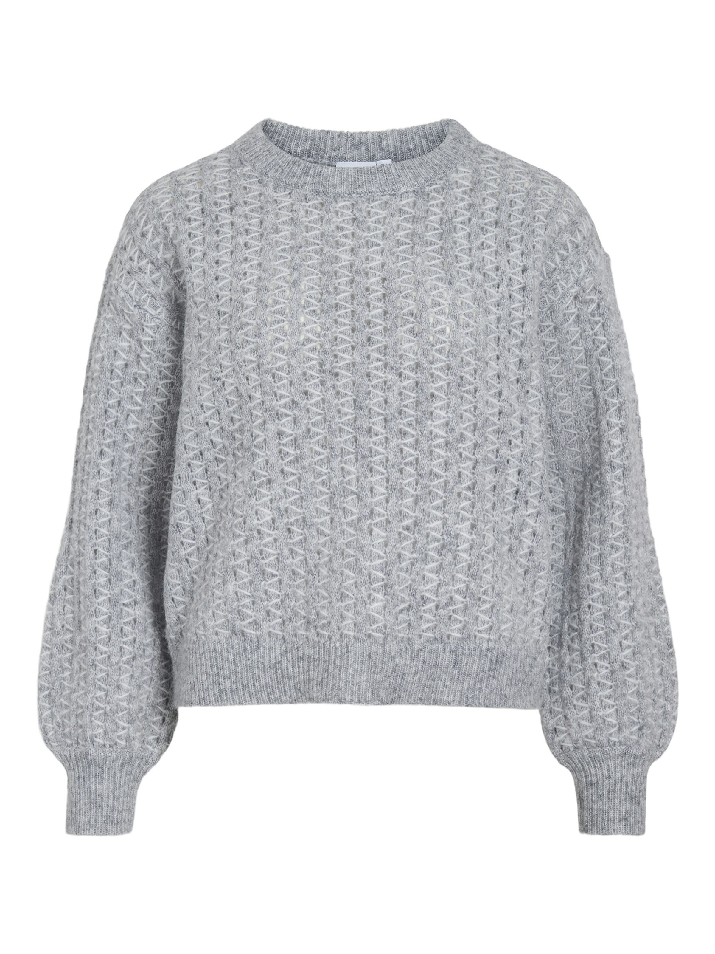 VILA Pull-over 'Ryleigh' en gris clair, Vue avec produit