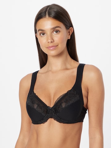 Invisible Soutien-gorge 'Modern Lace+Cotton' TRIUMPH en noir : devant