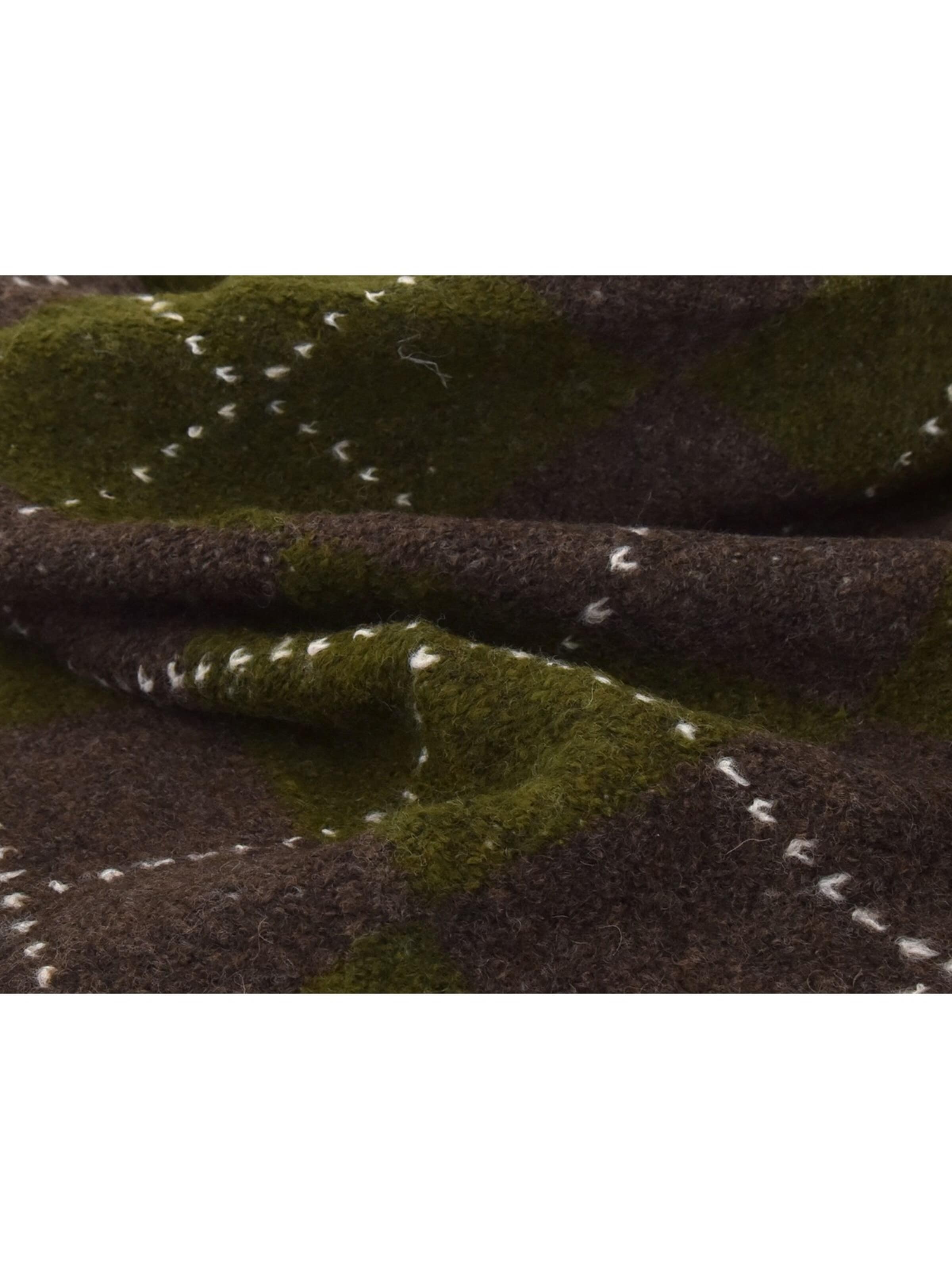 styleBREAKER Tuch 'Strick Dreieckstuch mit Argyle Muster & Wendeseite'‌‌‌‌‌‌ in Grün