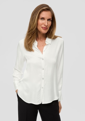 s.Oliver BLACK LABEL Blouse in Wit: voorkant