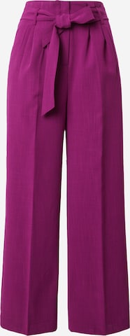 Wide Leg Pantalon à plis 'Neva Timba' King Louie en violet : devant