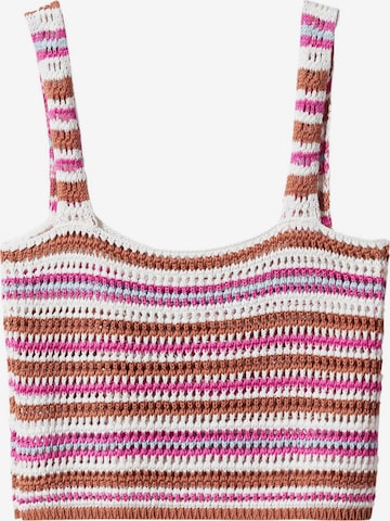 Tops en tricot 'CARIBE' MANGO en violet : devant