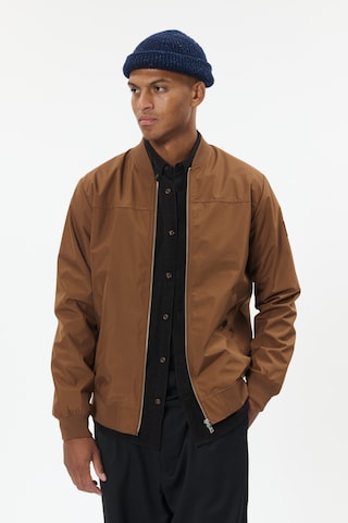 Matinique Between-Season Jacket 'Clay' in Brown: front