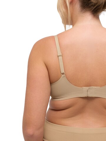 Push-up Reggiseno 'Rib Comfort Push-Up BH' di cfab in beige