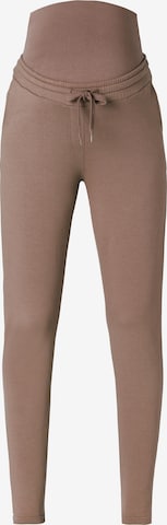 Skinny Pantalon 'Hardin' Noppies en marron : devant