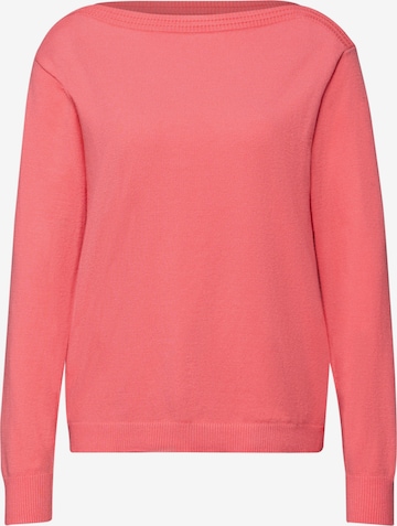 STREET ONE Sweater in Pink: front