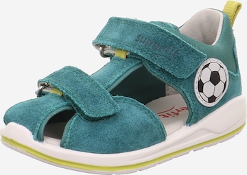 SUPERFIT Avonaiset kengät 'BOOMERANG' värissä vihreä: etupuoli