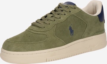 Polo Ralph Lauren Низкие кроссовки 'MASTERS CRT' в Зеленый: спереди