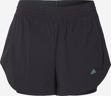 ADIDAS SPORTSWEAR Workout Pants 'Hiit 45 Seconds Two-In-One' in Black: front