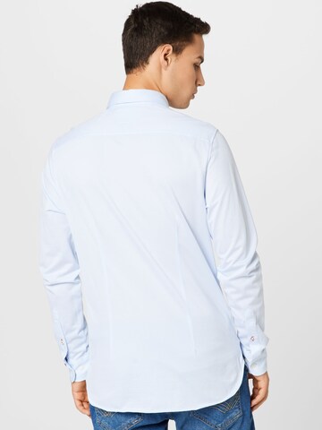 TOMMY HILFIGER Slim fit Button Up Shirt in Blue