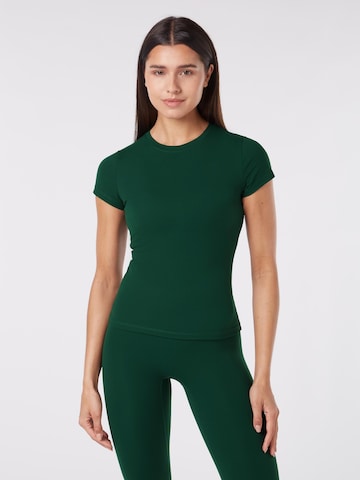 YO-GAYA Sporttop 'Short Sleeve Top' in Groen