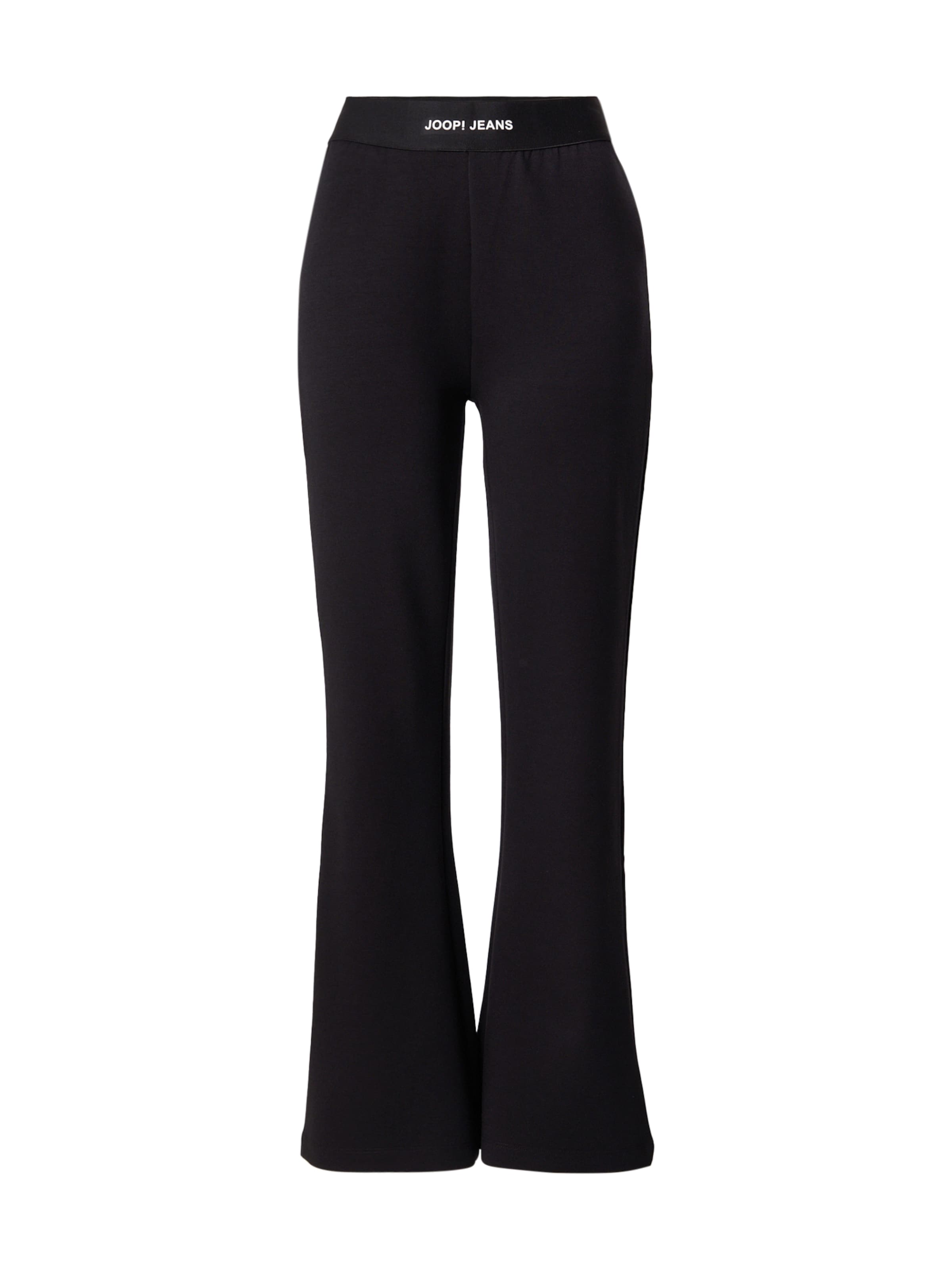 JOOP! Jeans Flared Trousers 'Tuvana' in Black: front