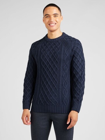 INDICODE JEANS - Pullover 'Bussel' em azul: frente