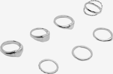 Pull&Bear Ring in Zilver: voorkant