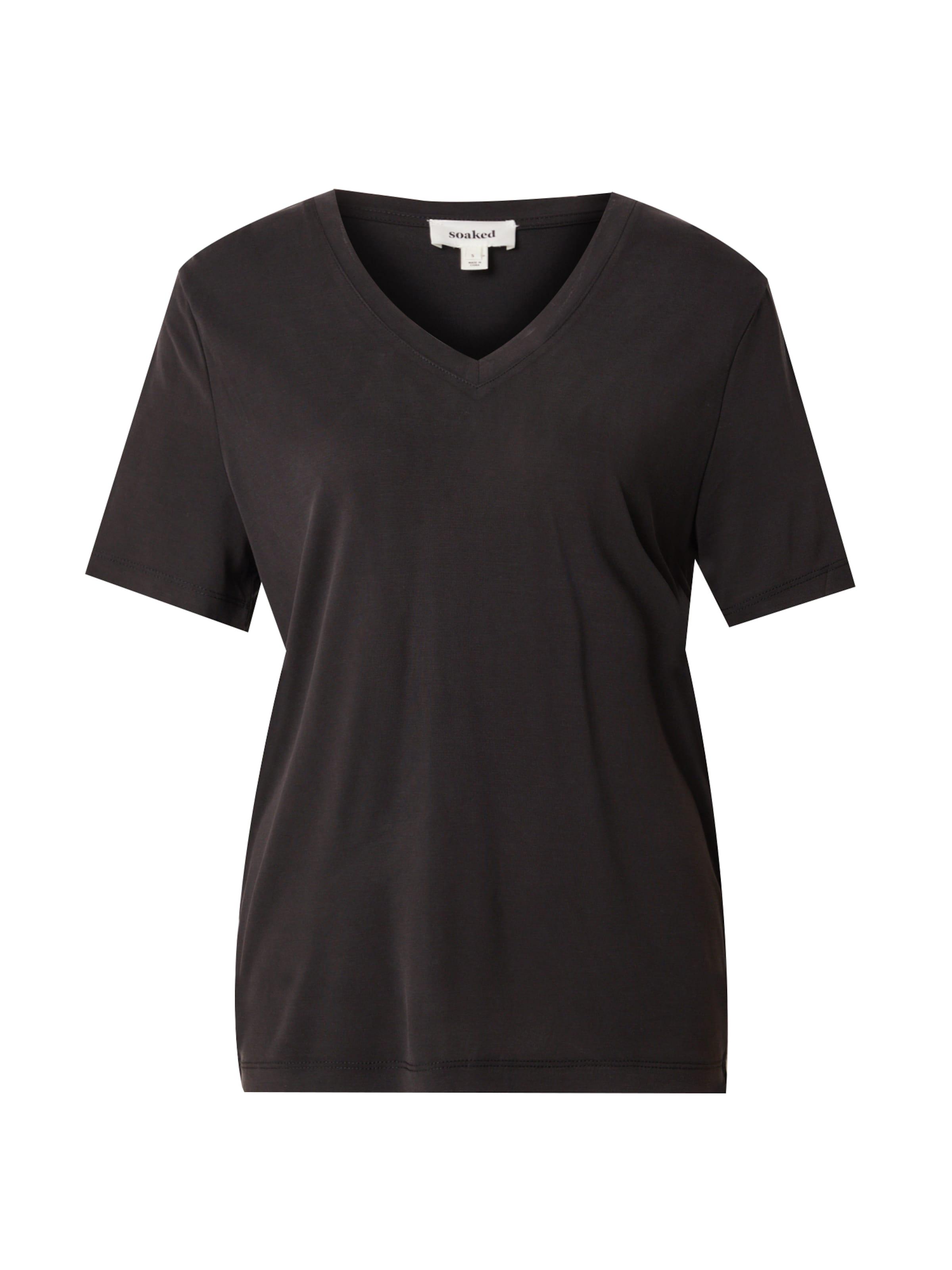 SOAKED IN LUXURY Tričko 'Columbine' – černá: přední strana