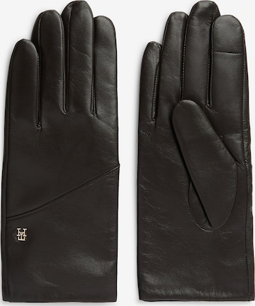 TOMMY HILFIGER Full finger gloves in Brown: front