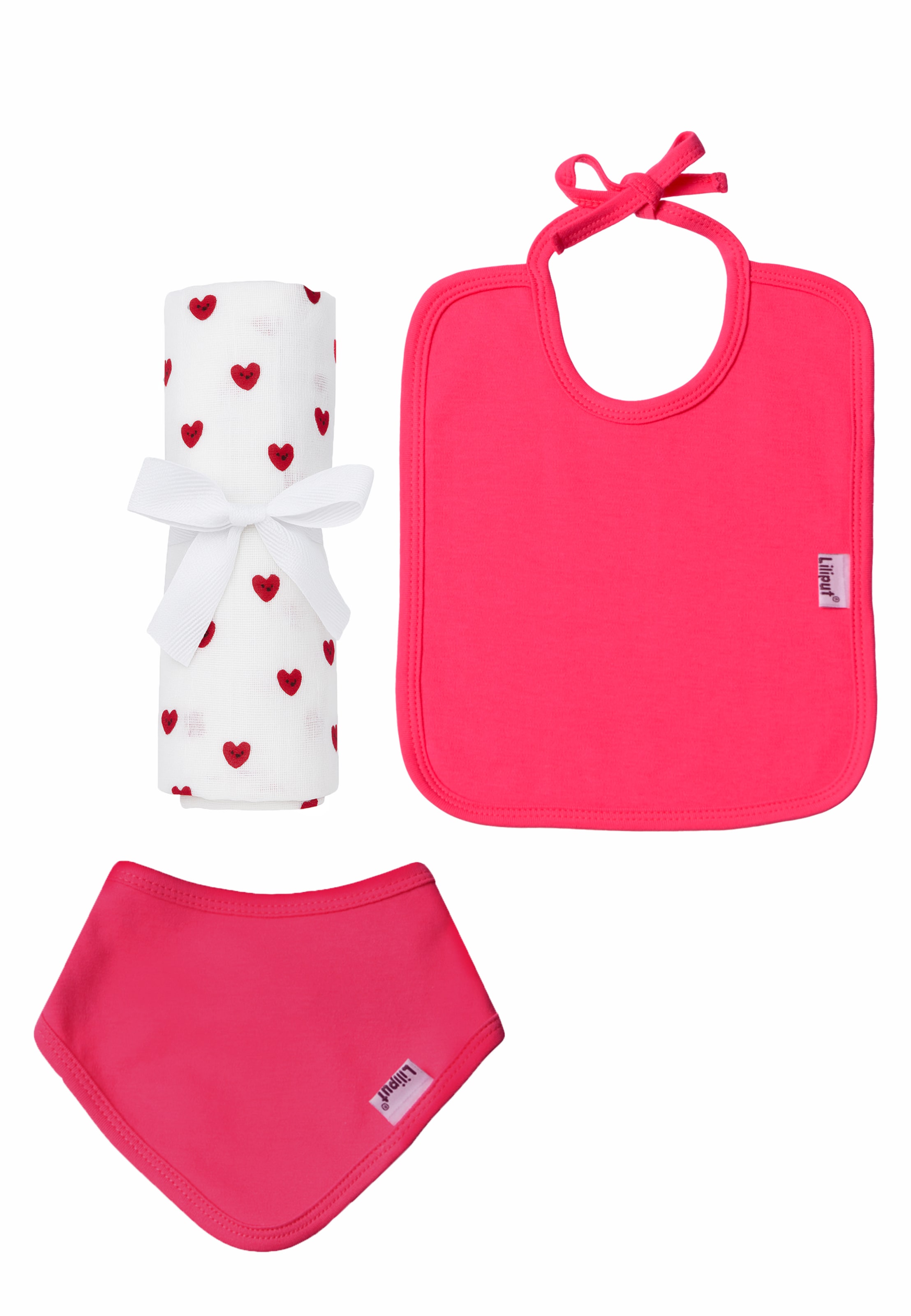 LILIPUT Geschenkset 'Herzchen' in Pink: Vorderseite