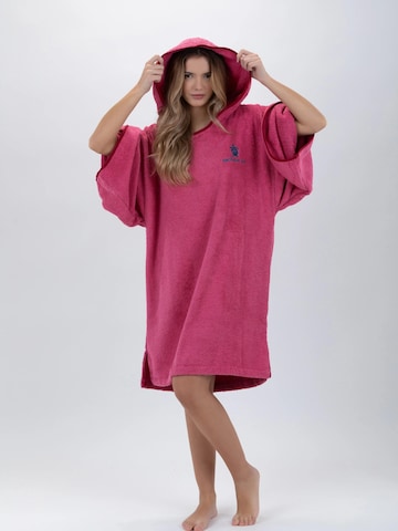 Pacifique Sud Athletic Robe 'Poncho Surf' in Pink