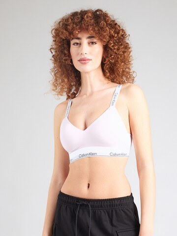 Calvin Klein Underwear Bralette Bra in Pink: front