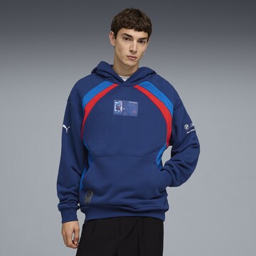 Sweat-shirt 'BMW M' PUMA en bleu : devant