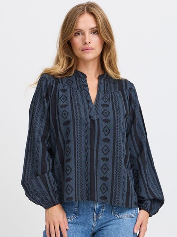 Tunica ' PZTIONA Blouse ' di PULZ Jeans in blu: frontale