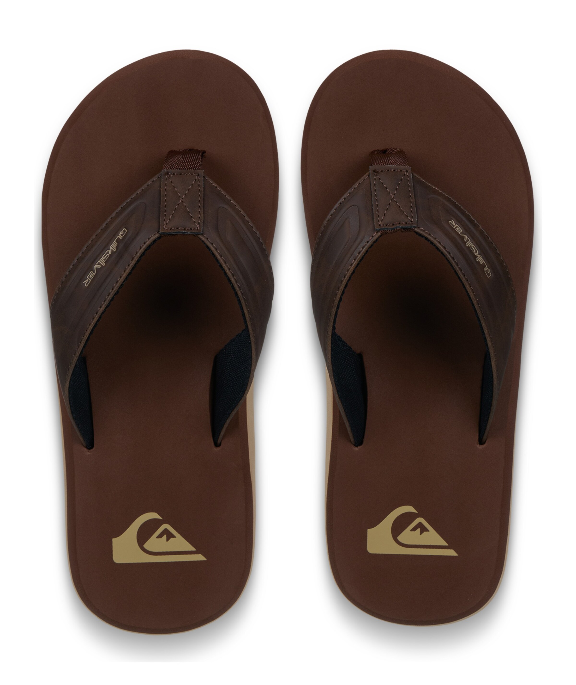QUIKSILVER T-Bar Sandals in Brown
