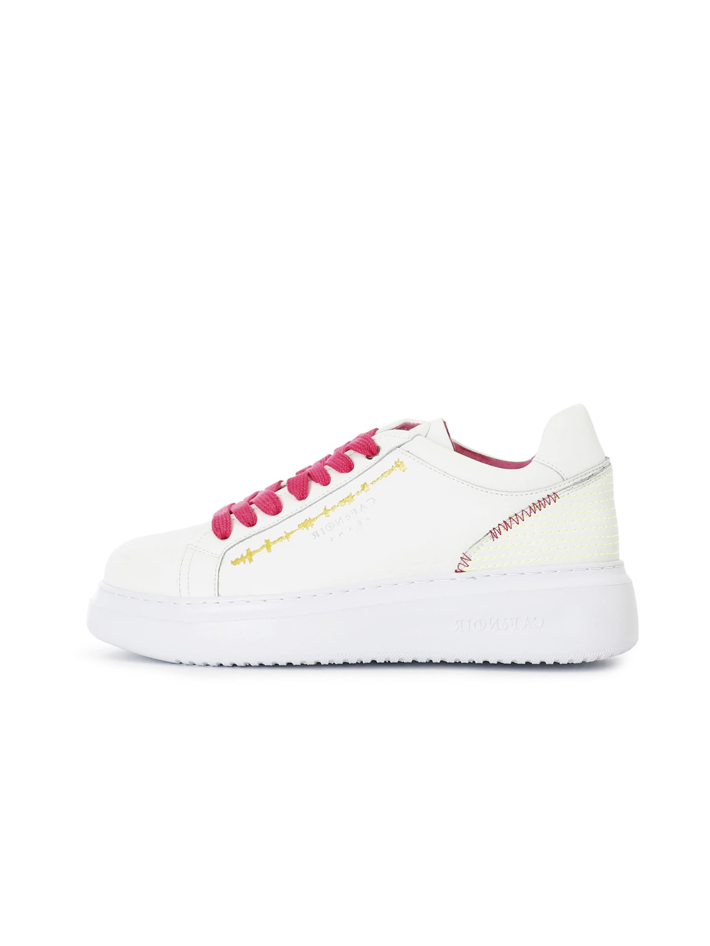 Sneaker bassa di CAFè NOIR in bianco: frontale