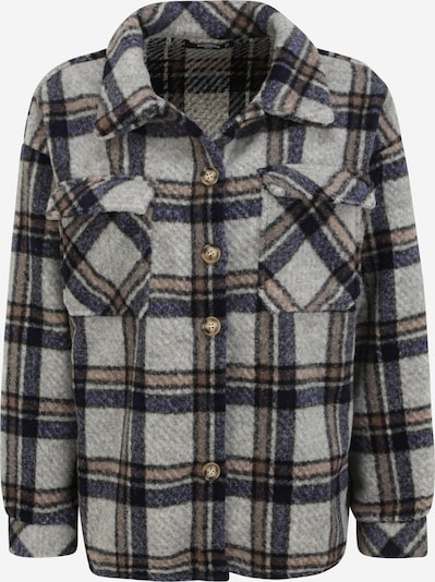 Missguided (Petite) Veste mi-saison en beige / bleu / gris / noir, Vue avec produit