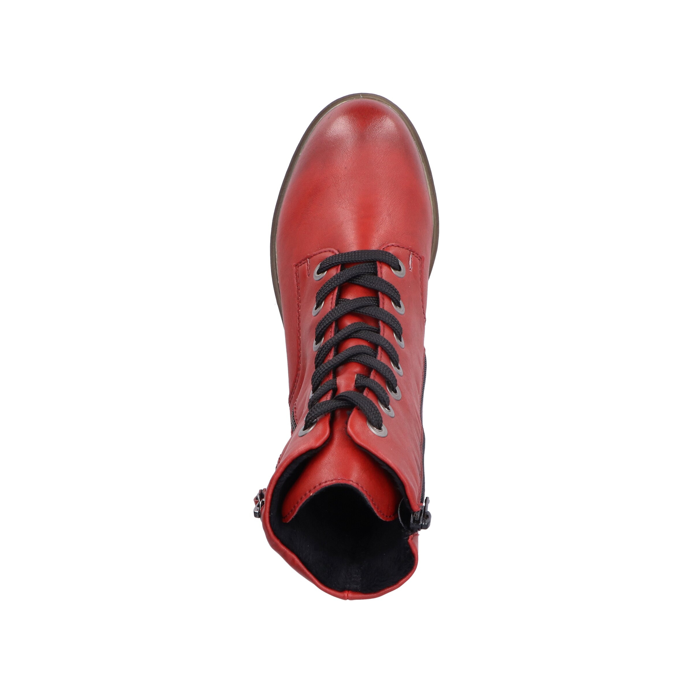 Rieker Schnürstiefel in Rot