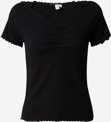 QS Shirt in Black: front