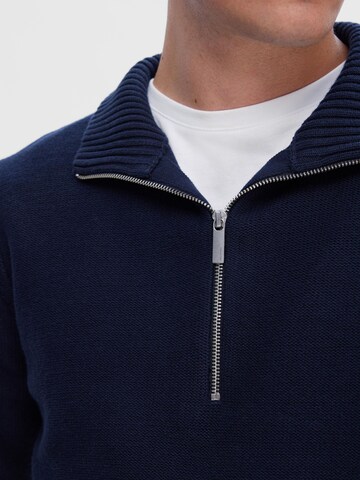 Pull-over 'Axel' SELECTED HOMME en bleu