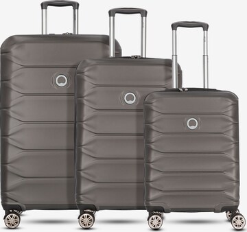 Delsey Paris Suitcase Set 'Meteor' in Grey: front
