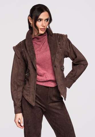 Ombre Tussenjas in Bruin