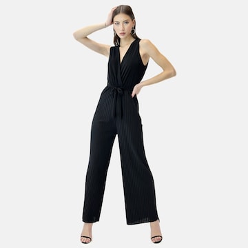 Elara Jumpsuit in Zwart: voorkant