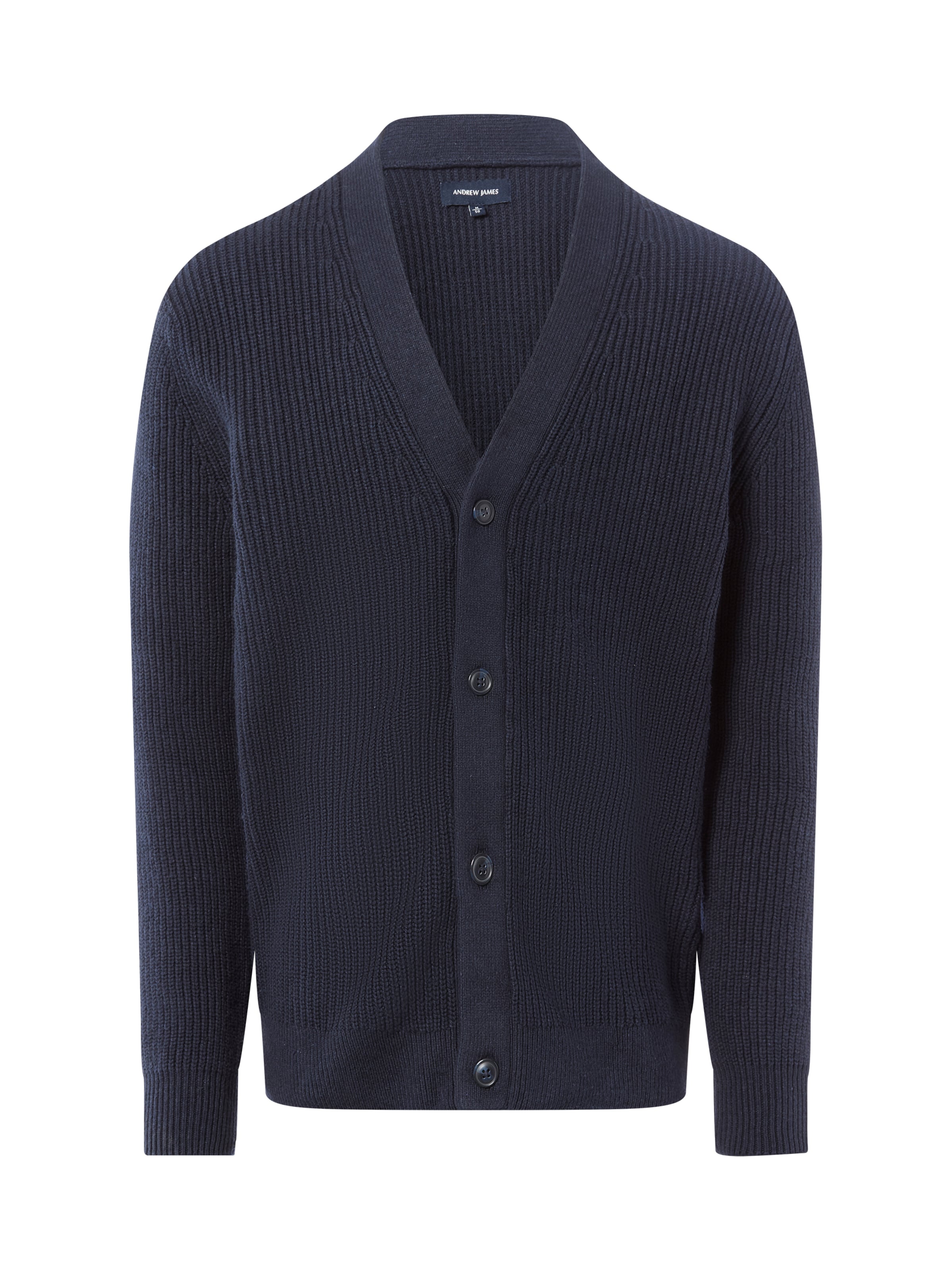 Andrew James Strickjacke in Blau: Vorderseite