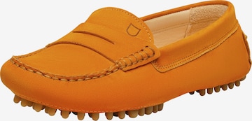 Henry Stevens Mocassins 'Sasha' in Oranje: voorkant