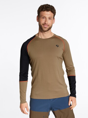 ZIENER Performance Shirt 'JODIS' in Brown: front