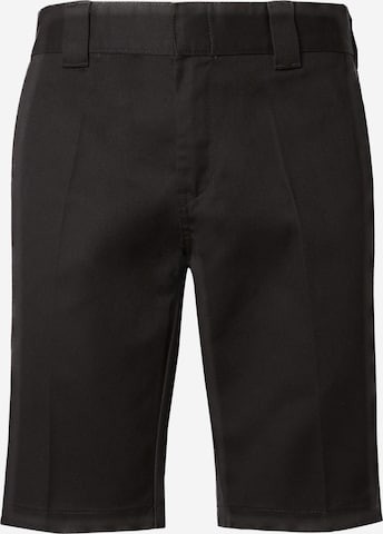 DICKIES Слим Плиссированные брюки в Черный: спереди