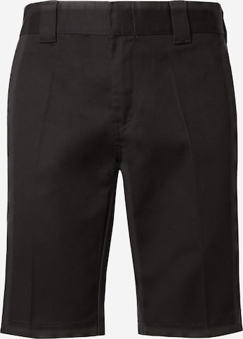 DICKIESregular Hlače na crtu - crna boja: prednji dio