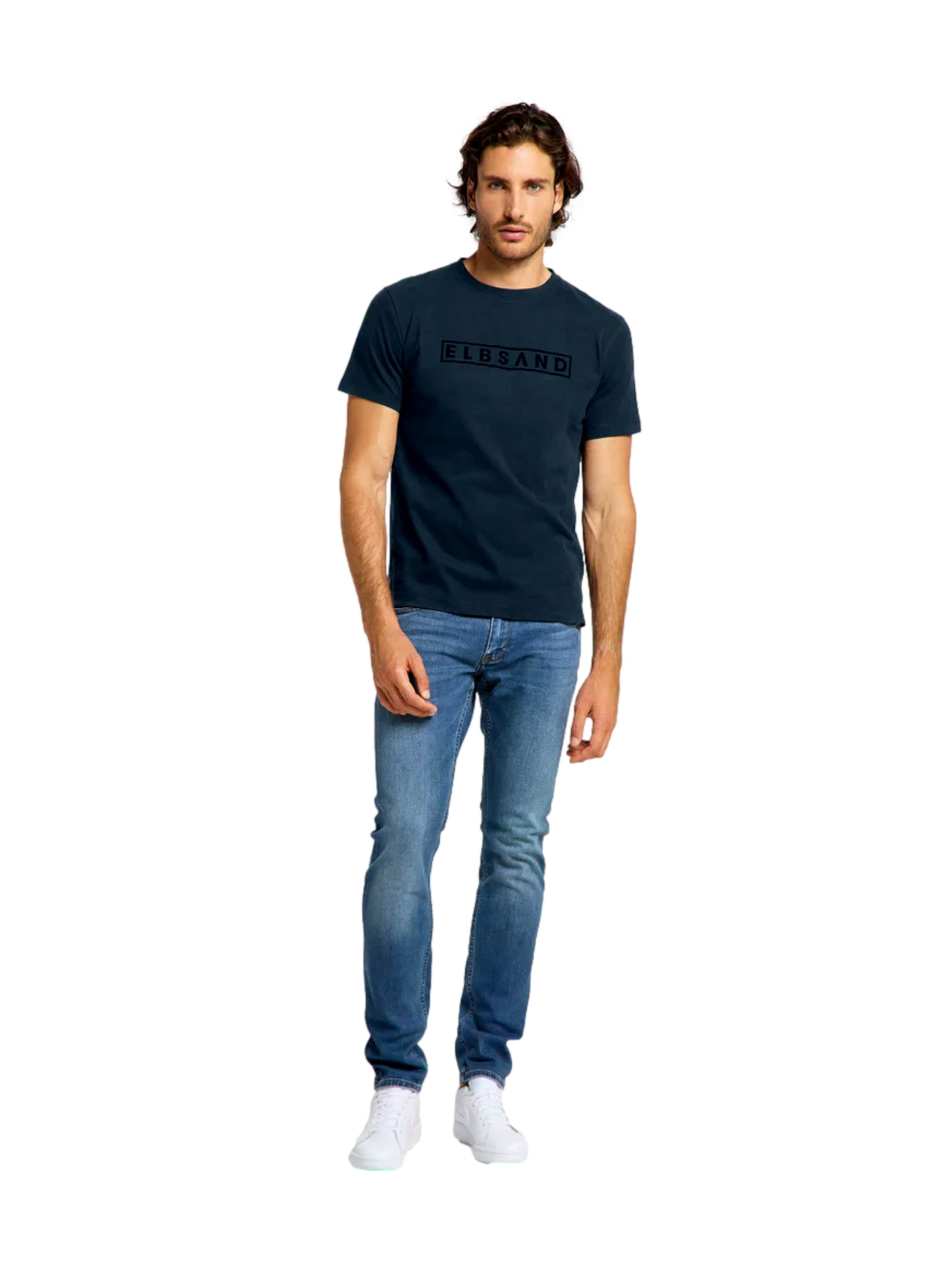 Maglietta 'Finn' di Elbsand in blu
