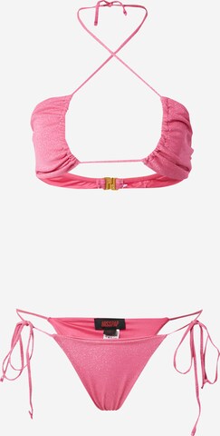 Misspap Bikini in Roze: voorkant