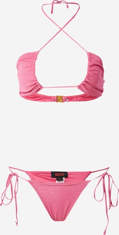 Misspap - Bikini en rosa: frente