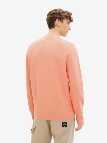 TOM TAILOR DENIM Pullover in Orange