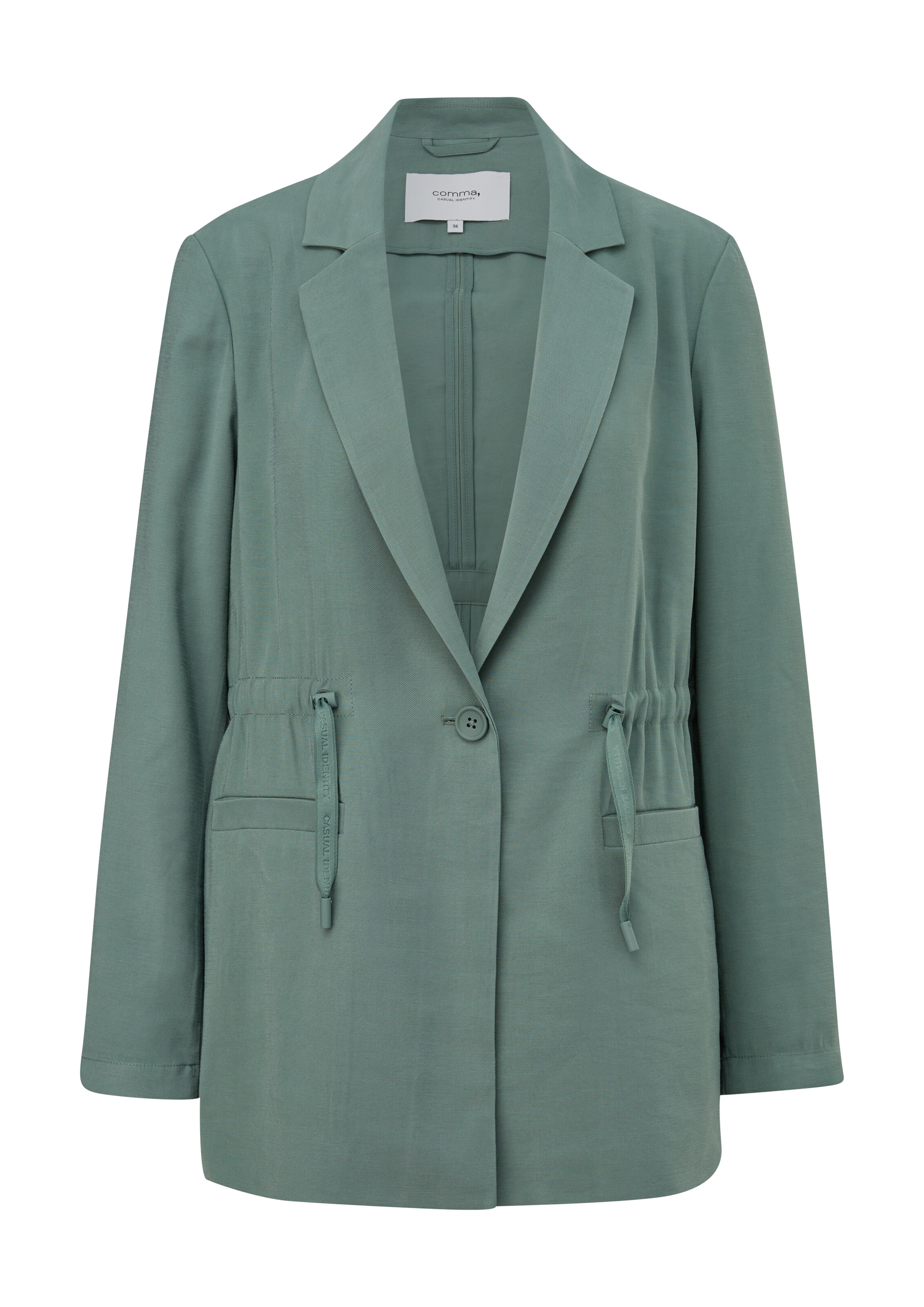 comma casual identity Blazers in Groen: voorkant