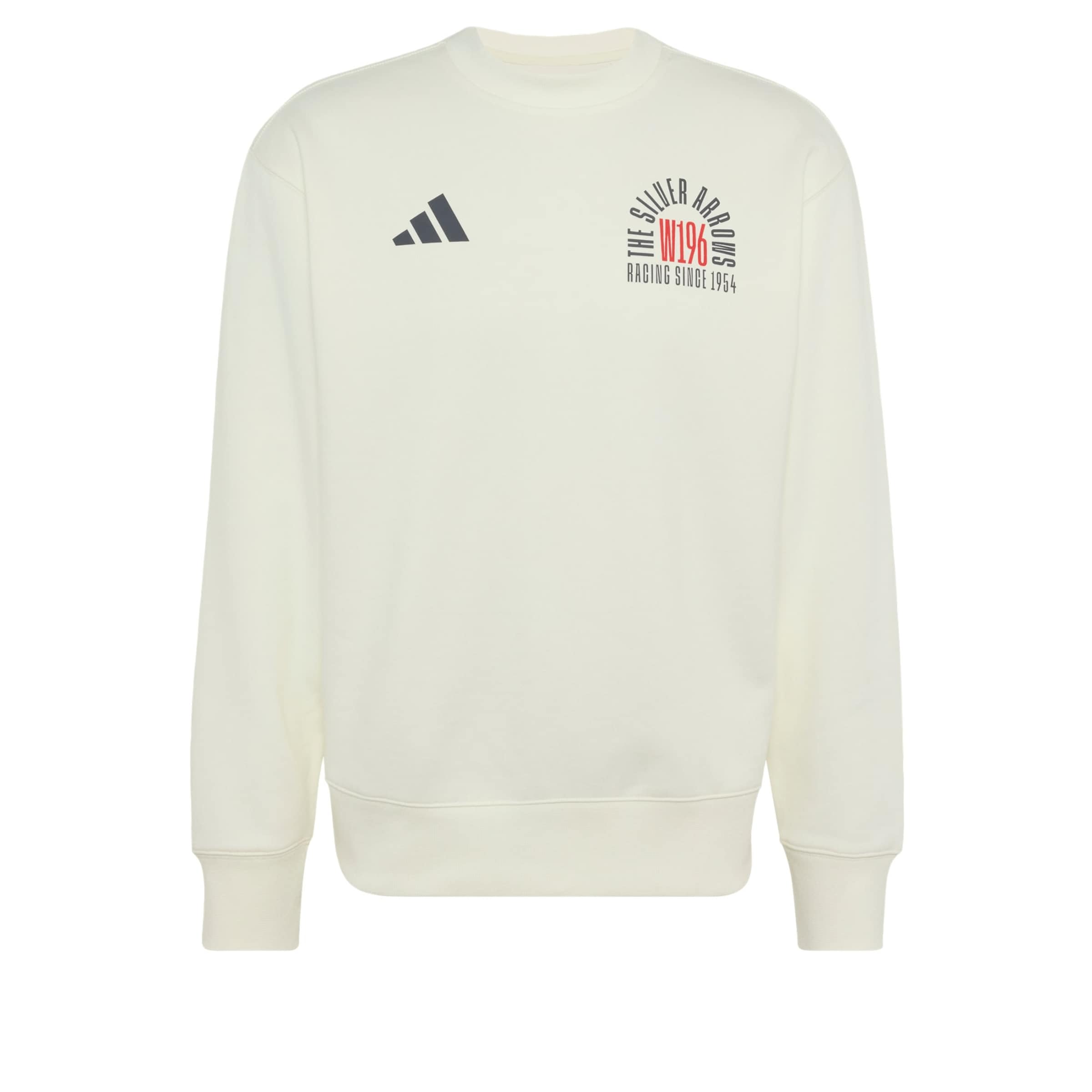 ADIDAS PERFORMANCE - Camiseta deportiva 'MERCEDES-AMG PETRONAS FORMULA 1 TEAM SILBERPFEIL 1955' en blanco: frente