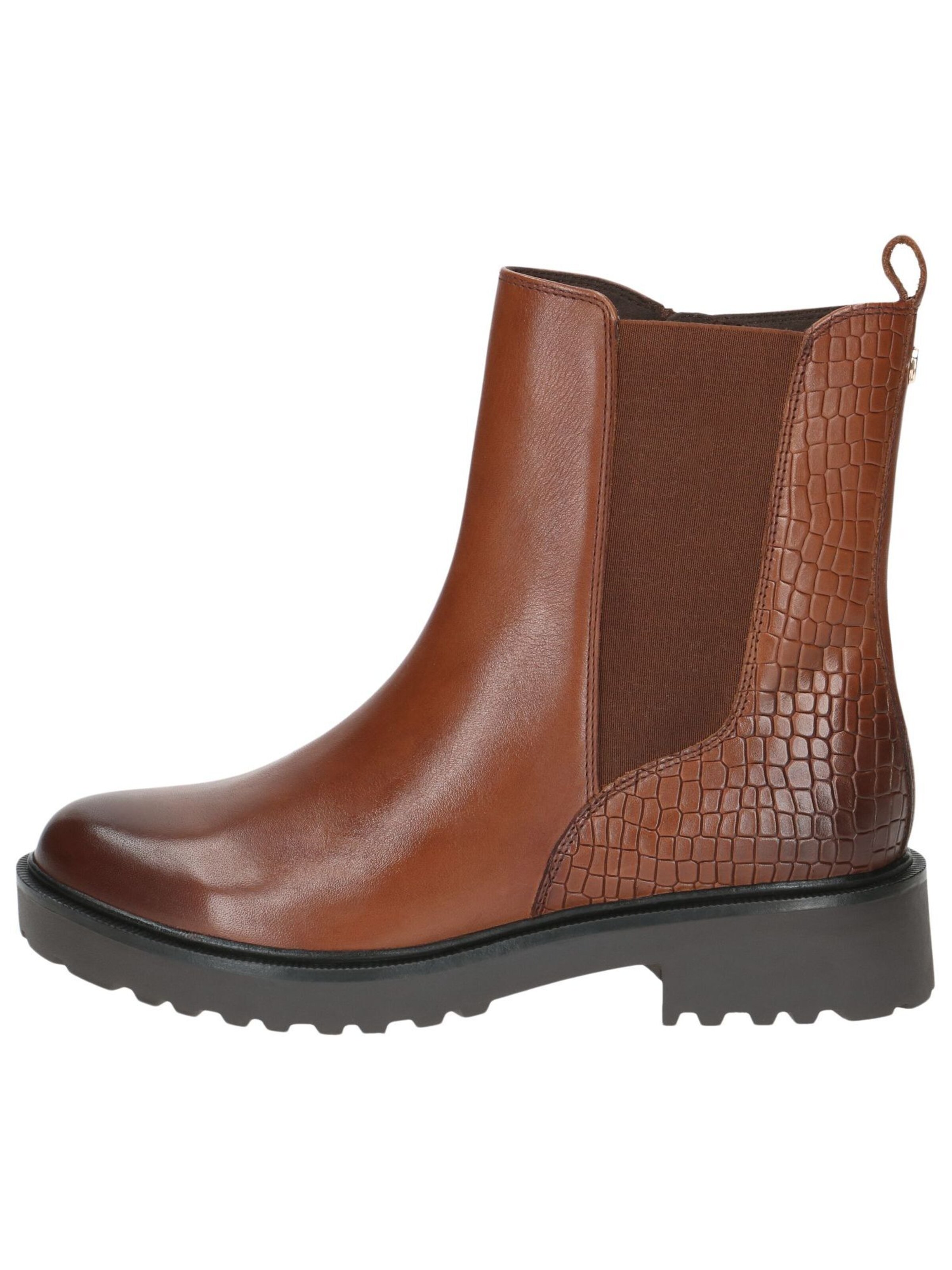 CAPRICE Chelsea boots in Bruin