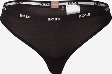 Tanga de la BOSS pe negru: față