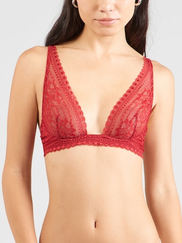 ETAM Triangel BH 'PANAMA' i rød: forside